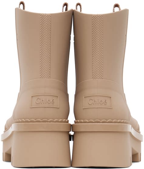 chloe temple and roo rain|Raina rain boots in beige .